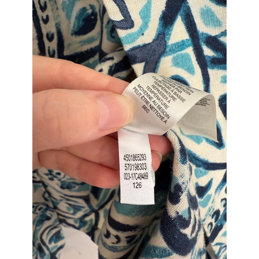 Chico's Linen Open Jacket - Picture 6 of 7